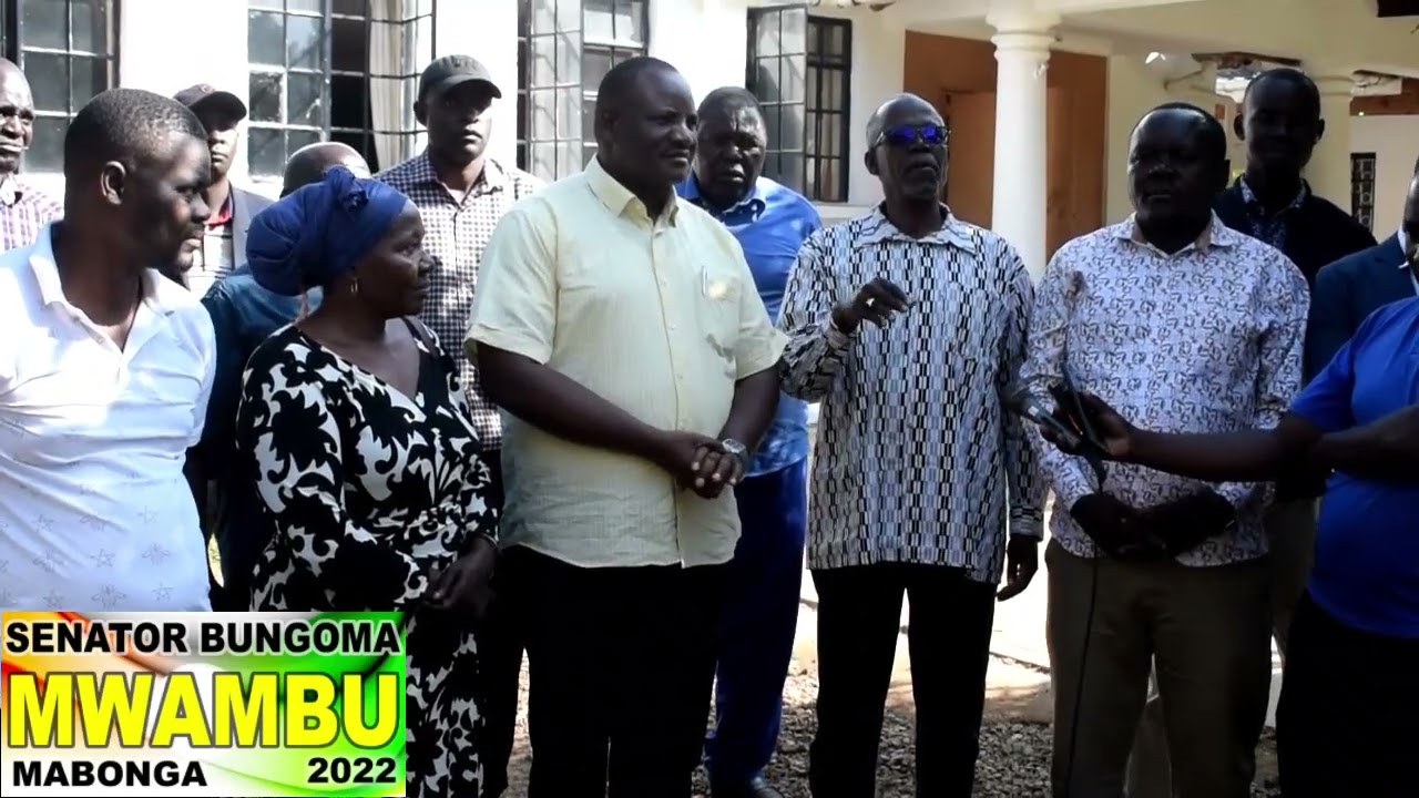 Musikari Kombo endorses Mwambu Mabonga for the Bungoma Senatorial Seat
