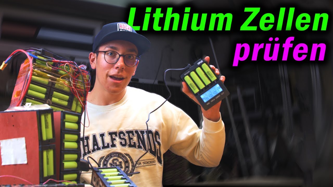 Kapazit&auml;t Lithium 18650 Zellen testen! 99% Akku Recycling Erfolg