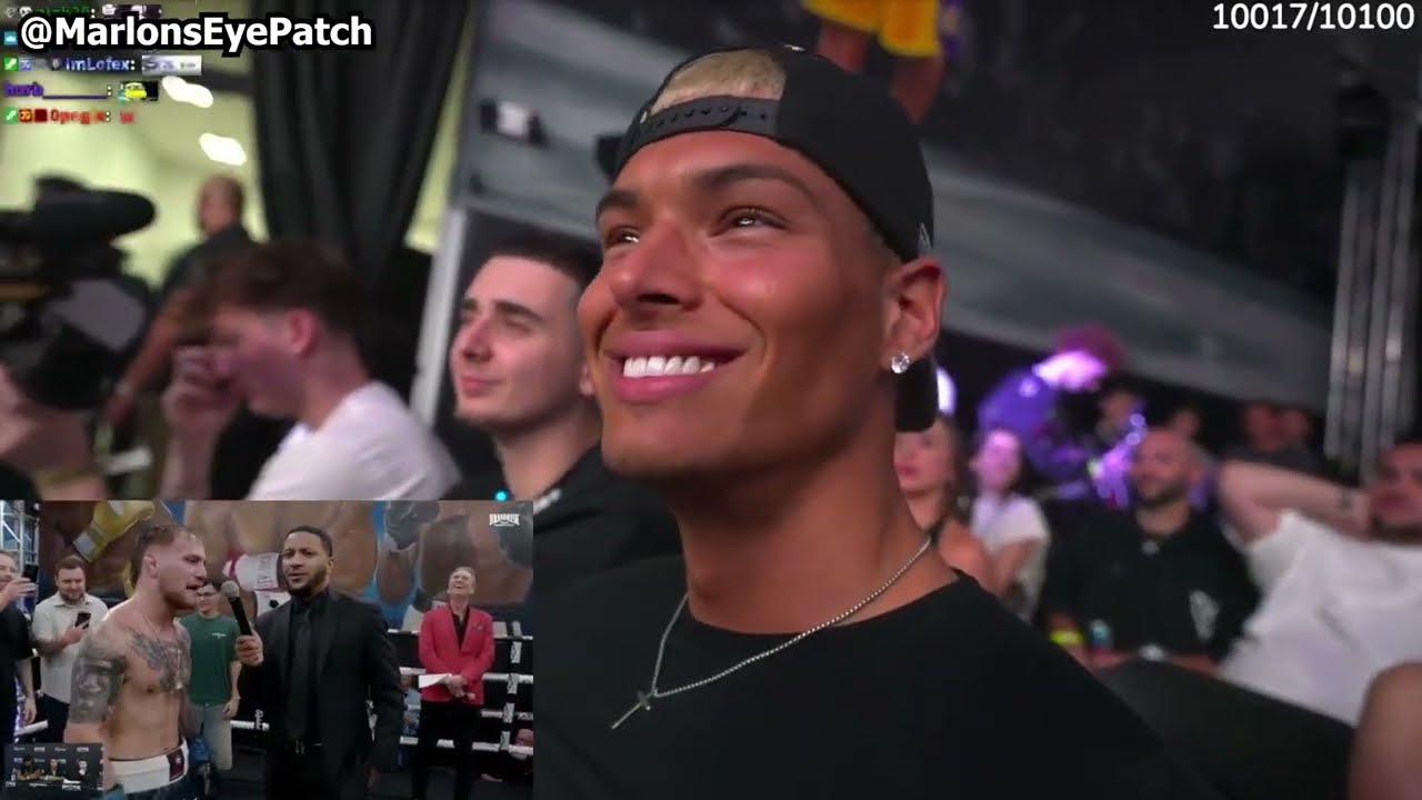 Marlon Watches Rons Boxer at Brand Risk Event!