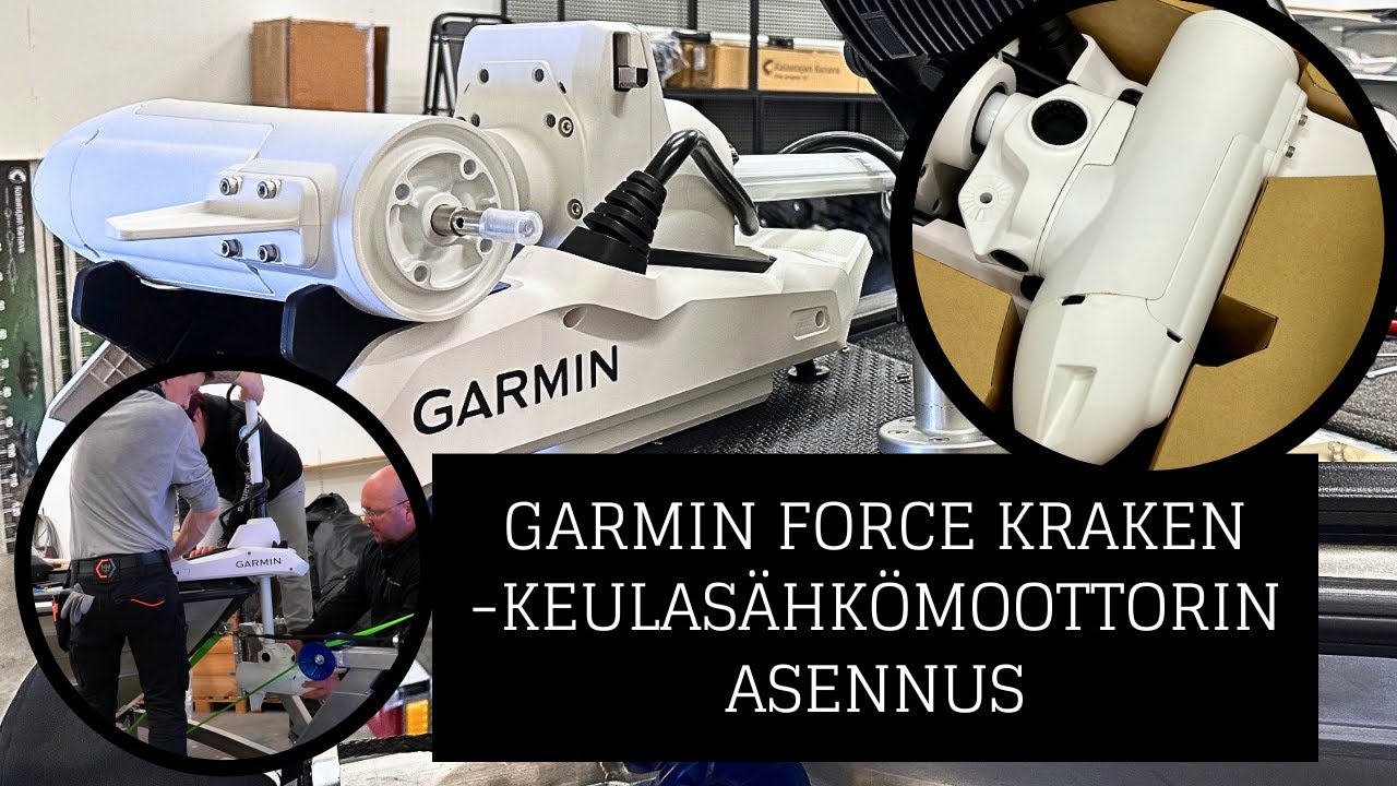 Keulakoneen asennus |  Garmin Force Kraken