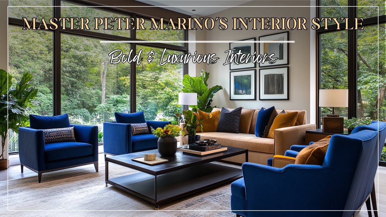 Create PETER MARINO Aesthetics in a Modern Home | Bold & Luxurious Interior Design Ideas
