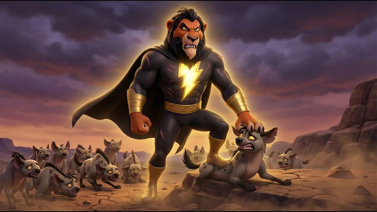 Mufasa Black Adam Vs The Hyenas ⚡ Silly Swamp Adventure | The Lion King Animation