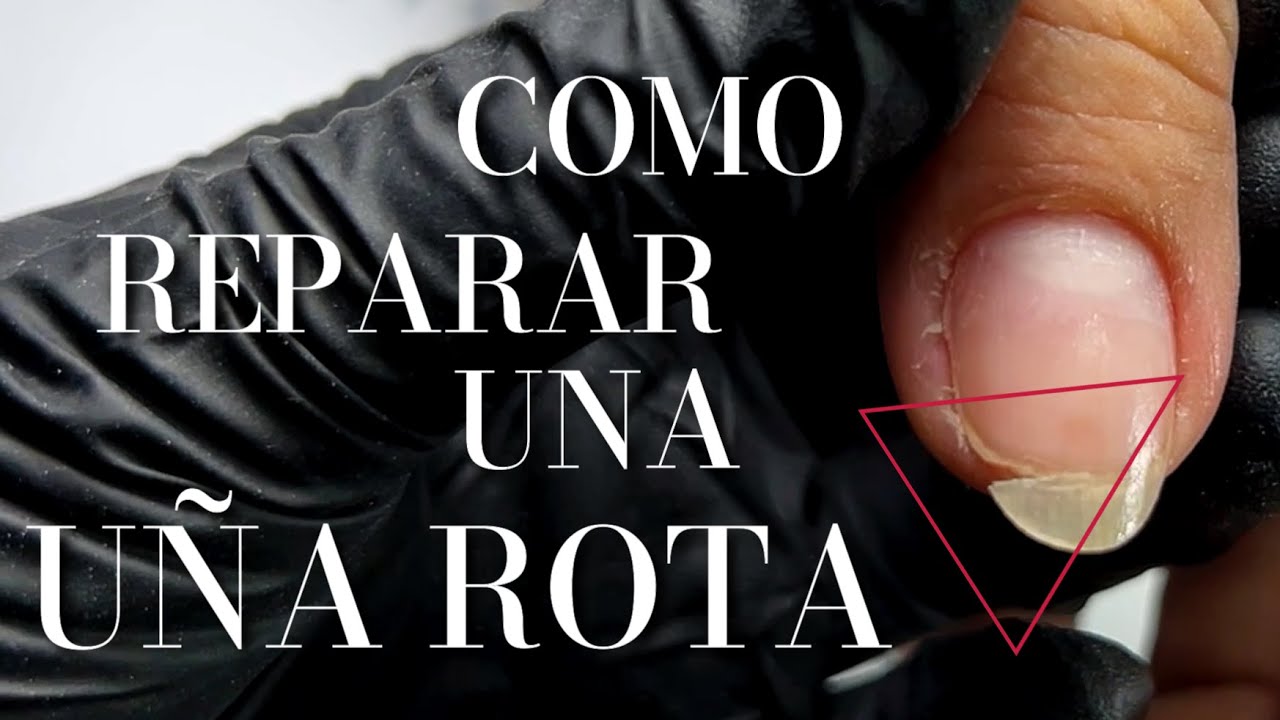 SOLUCIÓN a las Uñas ROTAS - Como REPARAR una UÑA Rota - arte y belleza vicky