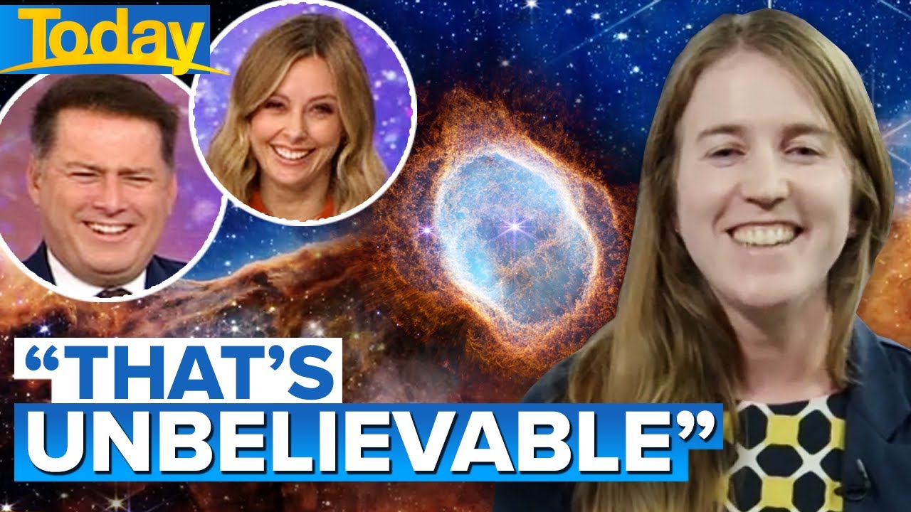 NASA scientist's analysis of new space telescope images stuns TV hosts | Today Show Australia