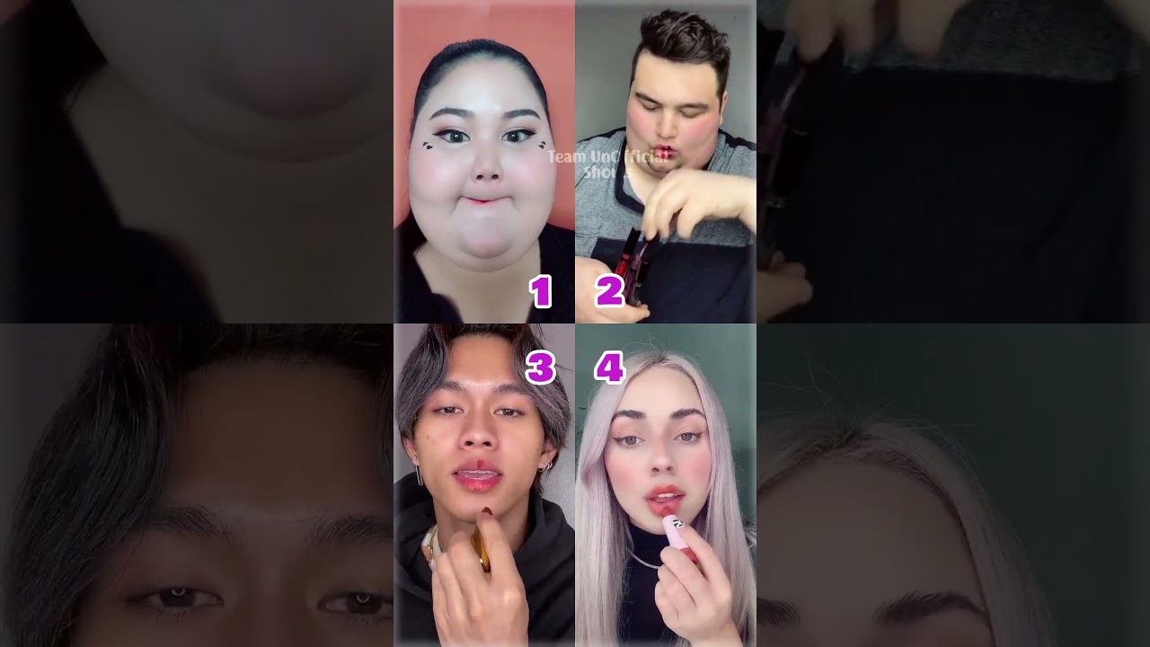 Lipstick Challenge 💄😂 #shorts #makeup #tiktok #viral #dance #cute #funny #trend