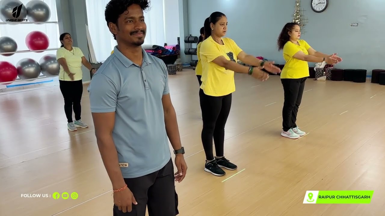 45 Mint. Standing Workout Video | Belly Fat Video | Zumba Fitness With Unique Beats | Vivek Sir