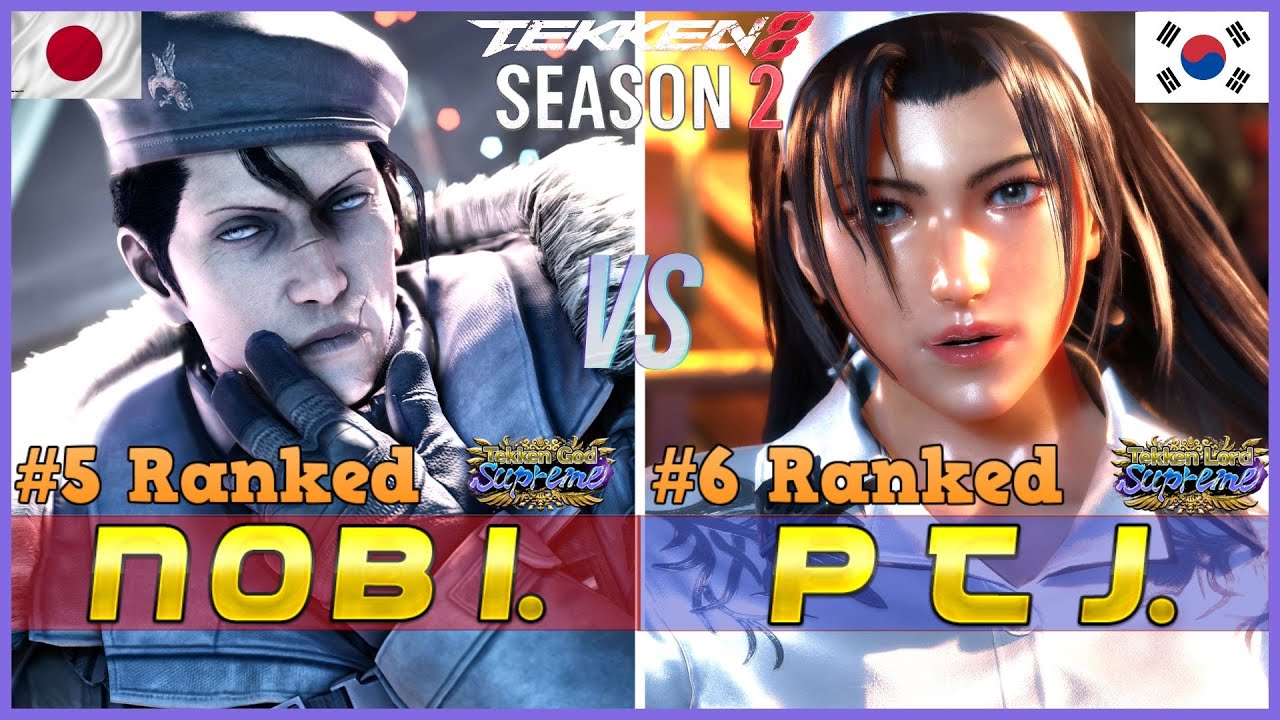 Tekken 8 ▰ NOBI (#5 Ranked Dragunov) Vs PTJ (#6 Ranked Jun) ▰ T8 High Level Gameplay