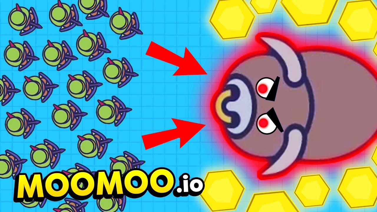MooMoo.io - NEW BIG BULL BOSS AND DESERT UPDATE! (MooMoo io Funny Gameplay)