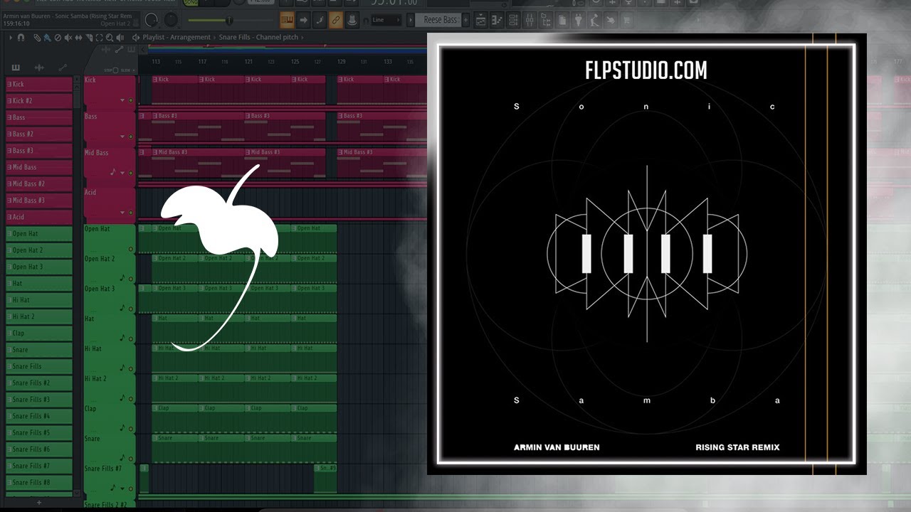 Armin van Buuren - Sonic Samba (Rising Star Remix) (FL Studio Remake)