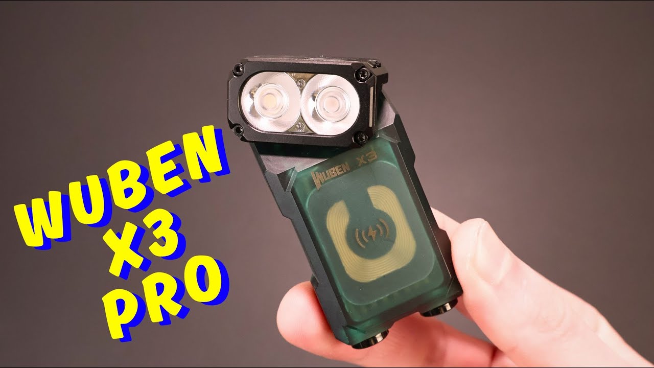 Огляд WUBEN X3 Pro - Компактний ліхтарик з бездротовою зарядкою, дисплеєм та металевою базою🔥🔥🔥(4K)