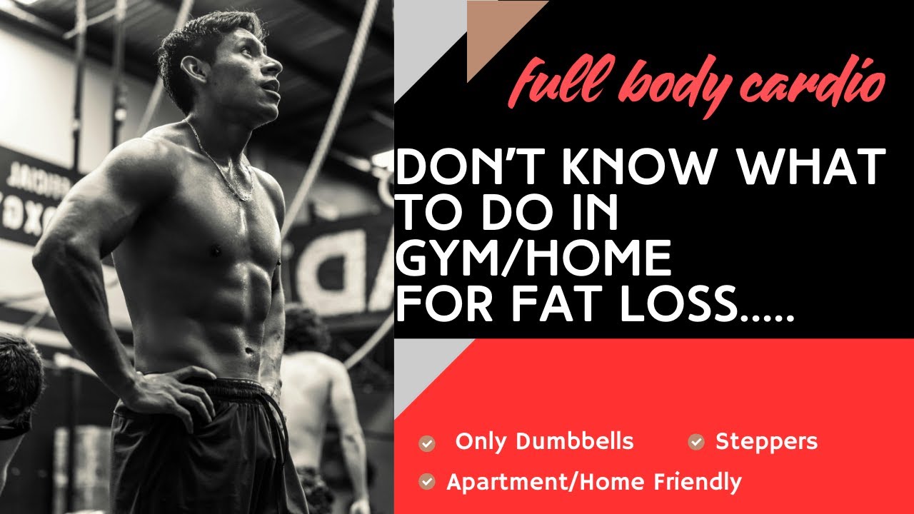 Full Body Cardio at Home | Dumbbells & Steppers Only | No Machines Needed