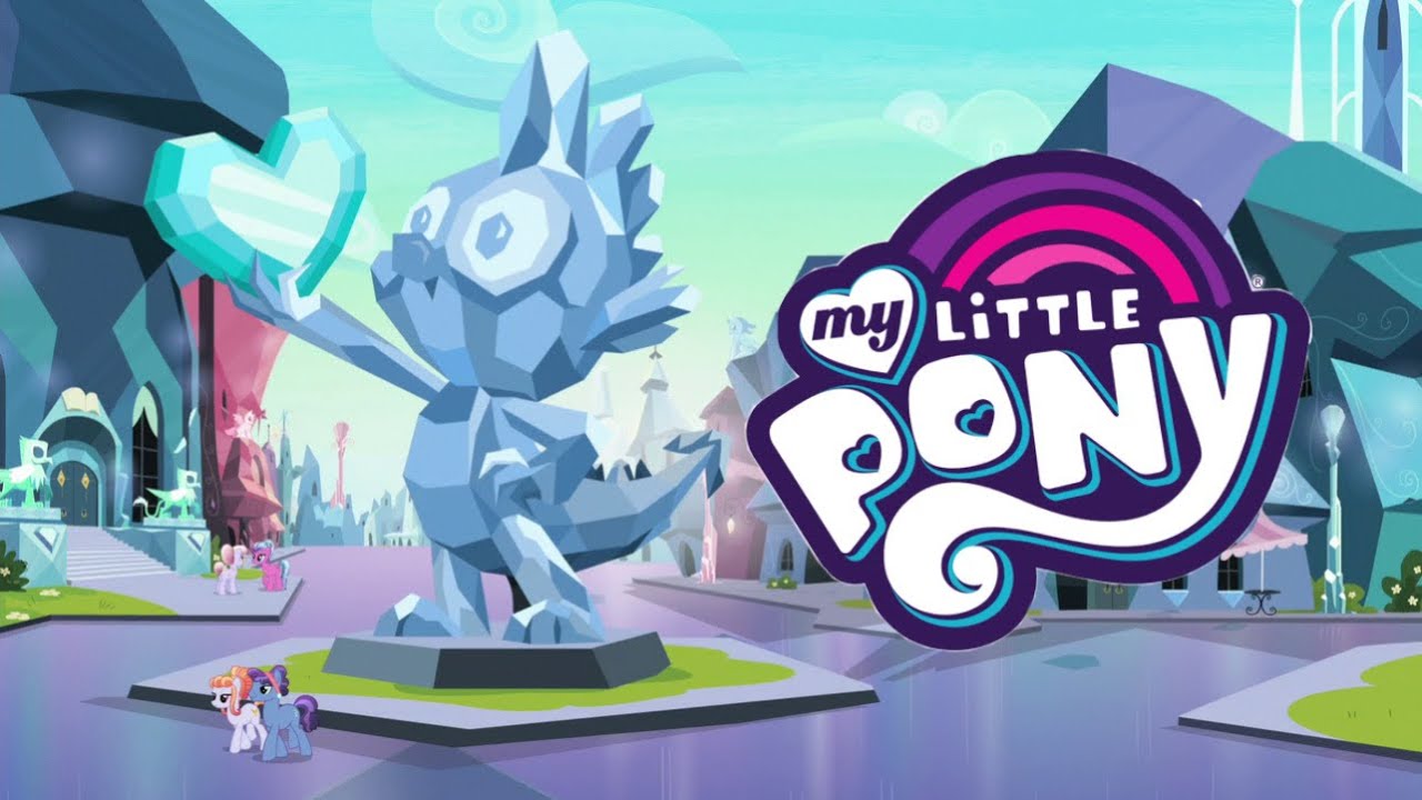 Crystal statue Spike | My Little Pony | Coloring