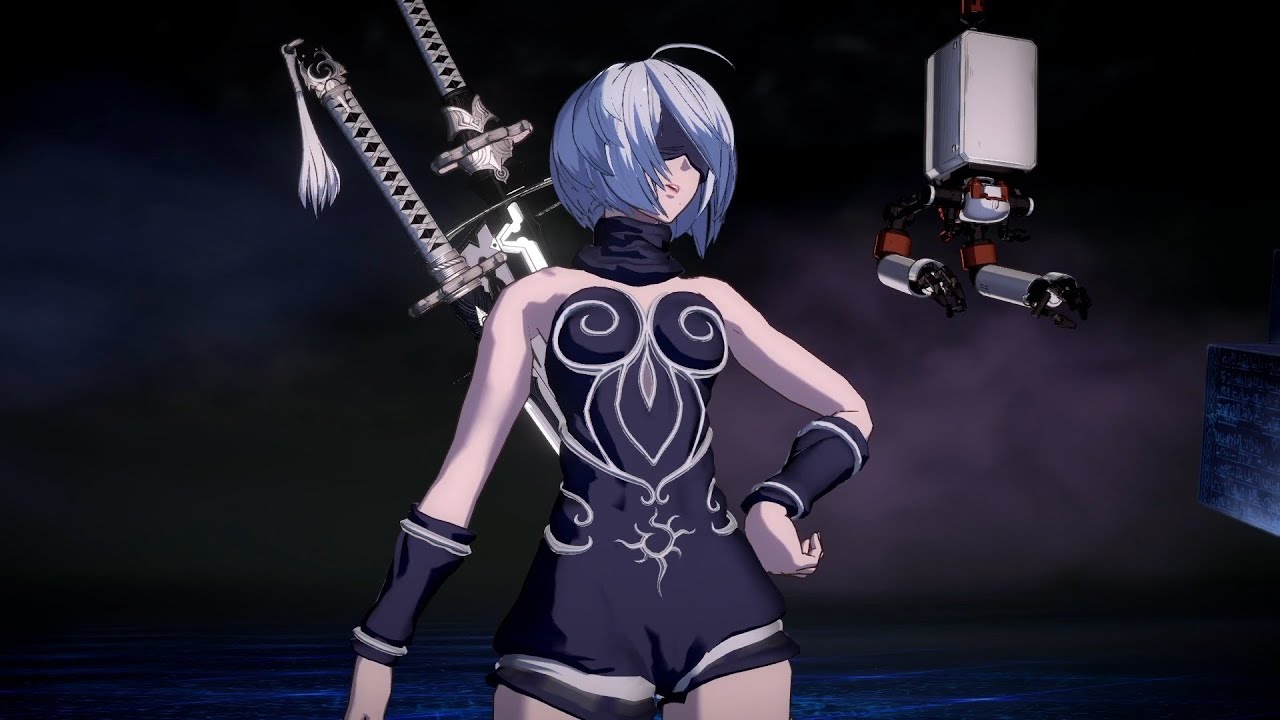 2B vs Narmaya (High Level Gameplay) Granblue Fantasy Versus Rising