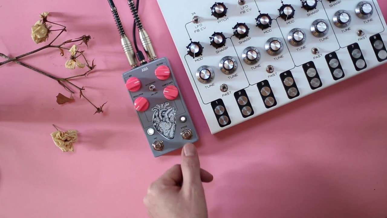 AC noises AMA (reverb w/ oscillator + bit crusher) on Lyra-8 by SOMA Laboratory