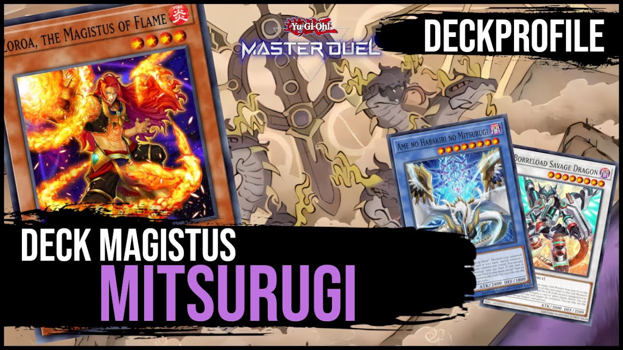 MAGISTUS MITSURUGI É UM DECK MUITO INTERESSANTE | Yu-Gi-Oh! Master Duel