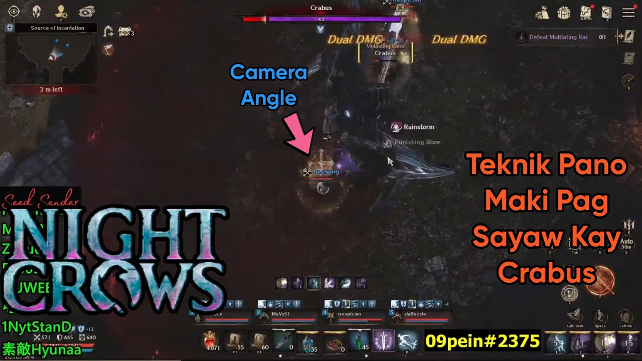 Night Crows: PTDG Tamang Teknik vs Crabus