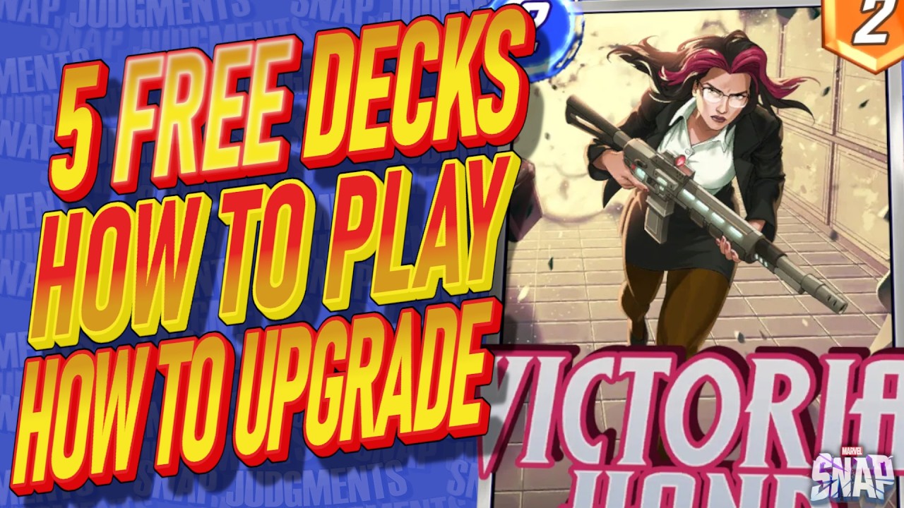 5 FREE DECKS FOR LOGGING IN & CHEAP UPGRADES FOR EACH! Marvel Snap