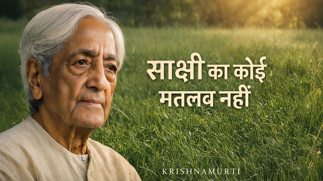 Observer is the Observed Explained | Krishnamurti Teachings on Awareness