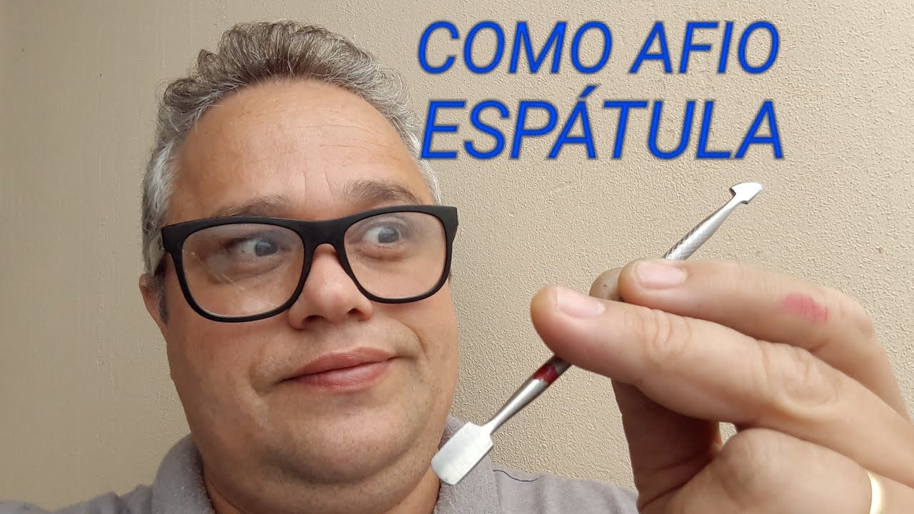 COMO AFIAR ESPÁTULA DE UNHA