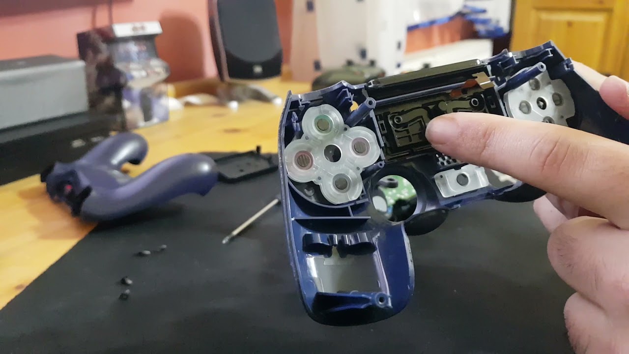 ps4 v2 controller szétszedése, analog kupak(gombák) cseréje.