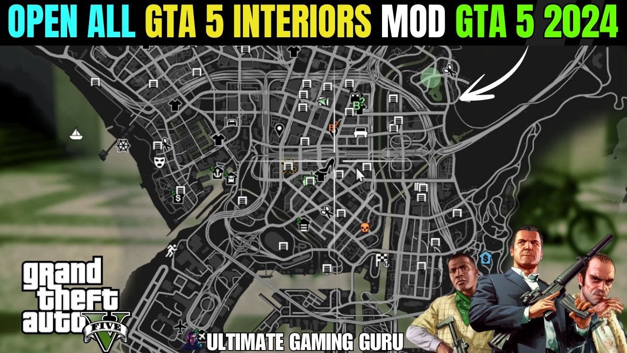 How to Install Open All Interiors Mod in GTA 5 | Enable All Interiors Tutorial 2024