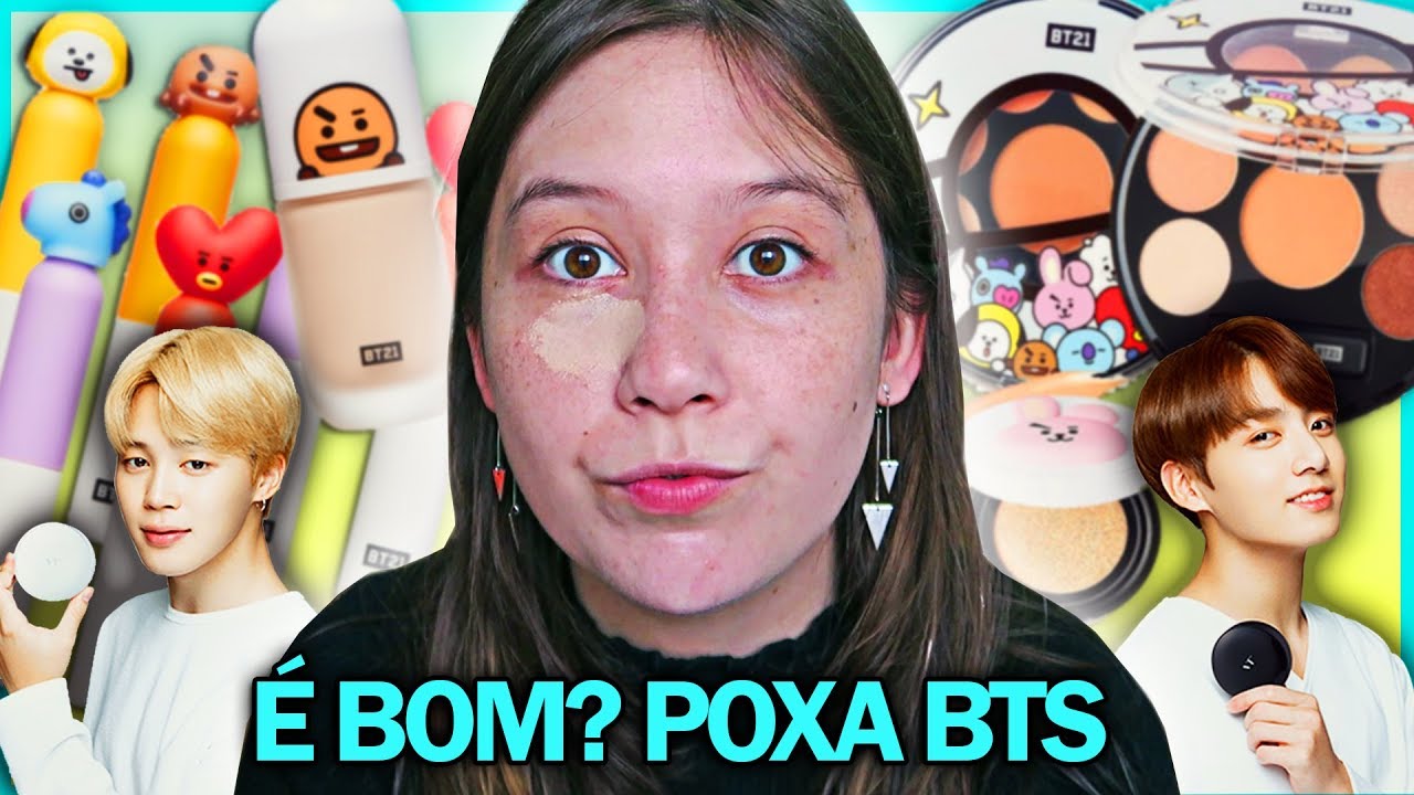 Testando as MAKES do BTS 💋