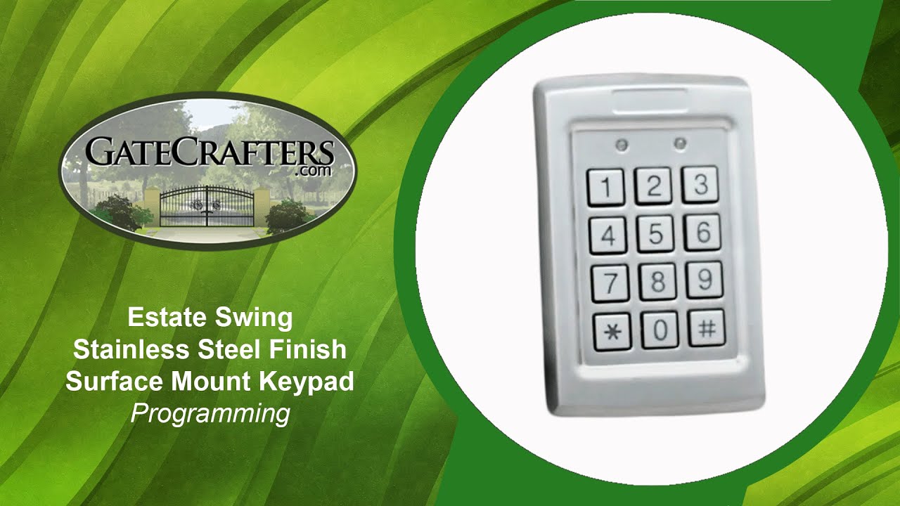 How To Program an Entry Code for Easy-KA Mount Keypad