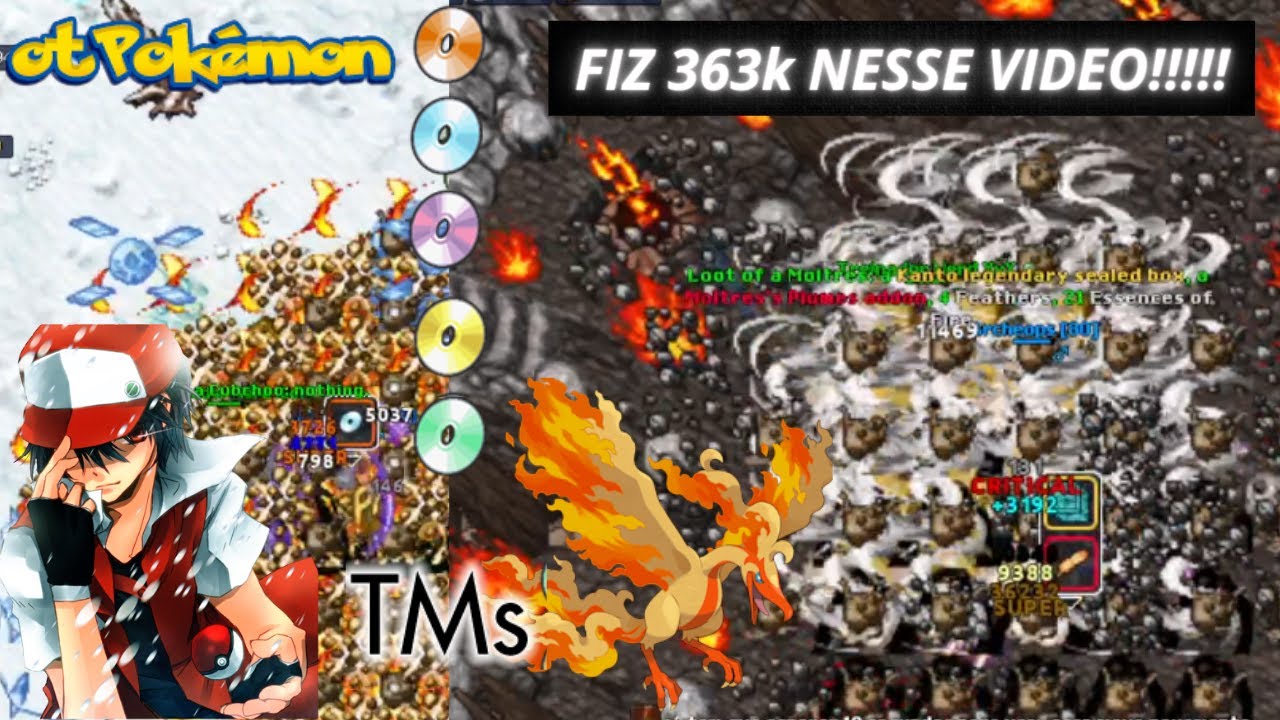 MINHA ROTA DE TMS...!!! FARMEI 363K NESSE VIDEO!!!!!!... OTPOKEMON.COM