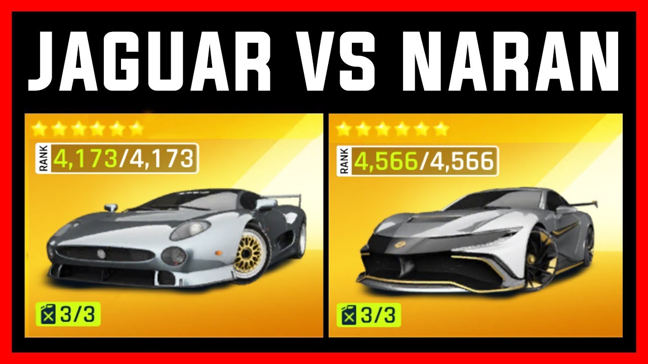 Asphalt 9 Jaguar XJ220S TWR vs Naran Hyper Coupe
