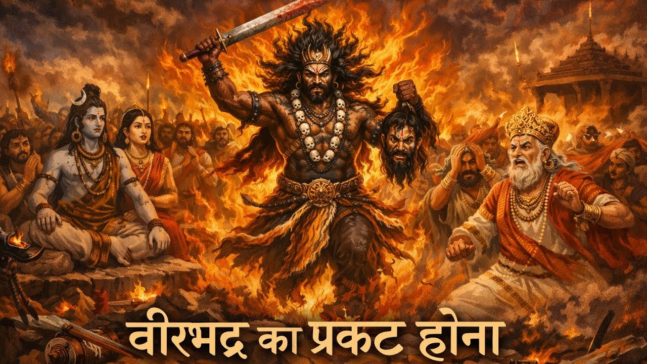 Shiv Puran Adhyay 36 | Daksh Yagya Ka Vinash | Veerbhadra Prakat Katha