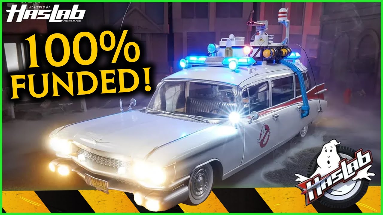 Ghostbusters Plasma Series Ectomobile HasLab successfully funds surpassing 12,000 backers