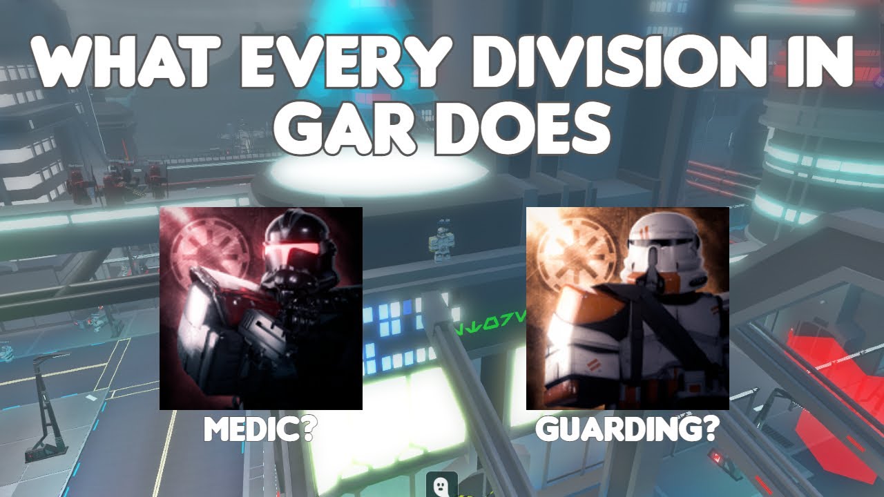 What Every Division In GAR Does | Roblox Star Wars: Coruscant