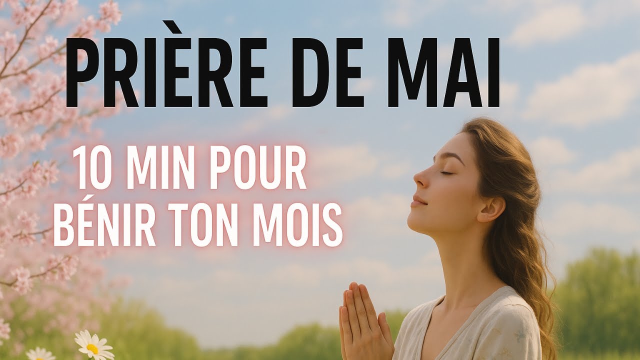 👉 PRIÈRE PUISSANTE POUR LE MOIS DE MAI – DIEU T’OUVRE UNE NOUVELLE SAISON !