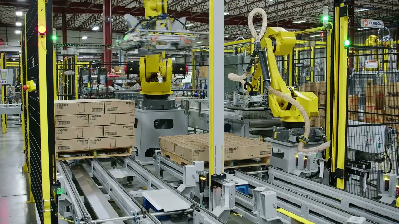 Robotic Depalletizing for Glass Jars by Pearson Packaging Systems