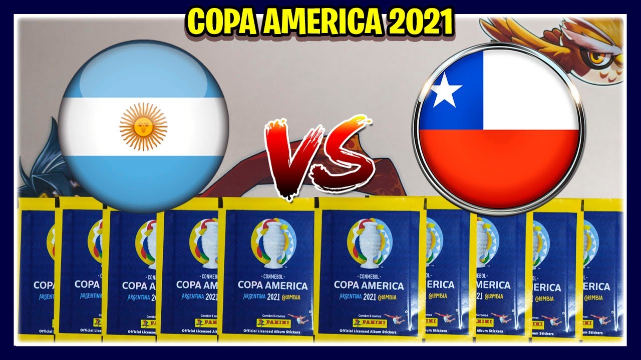 ARGENTINA vs CHILE - Simulaci&oacute;n COPA AMERICA 2021 (Copa America 2021 Panini)