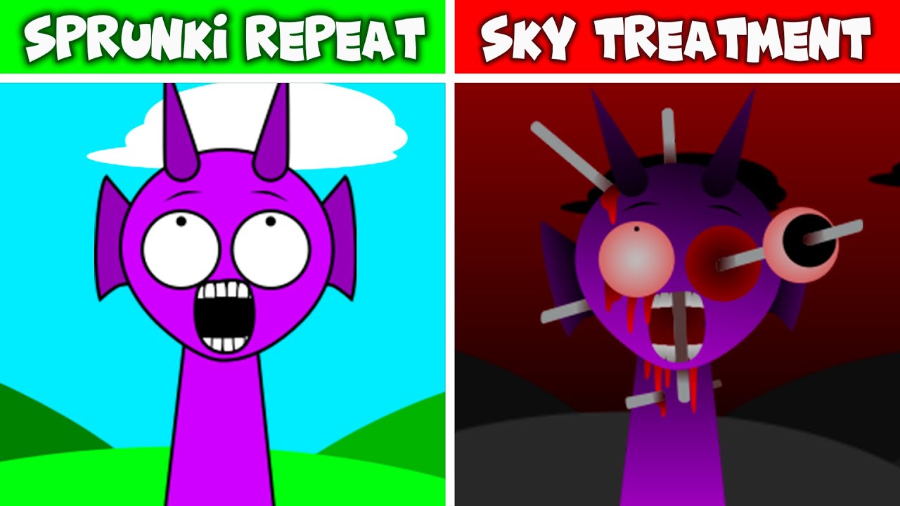 Sprunki Original But EVERYONE Is Repeat SKY TREATMENT