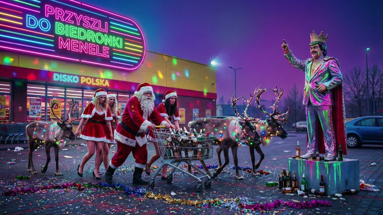 Przybieżeli do Biedronki Menele 🛒🍻 | Patologiczna Kolęda DISCO POLO 2025 🚨🎄