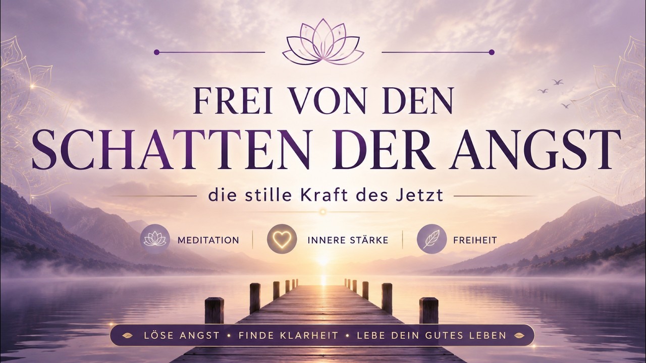 Befreie dich von Angst: Der Weg zur inneren Stärke. Die Kraft des Jetzt.  Dich selbst finden.