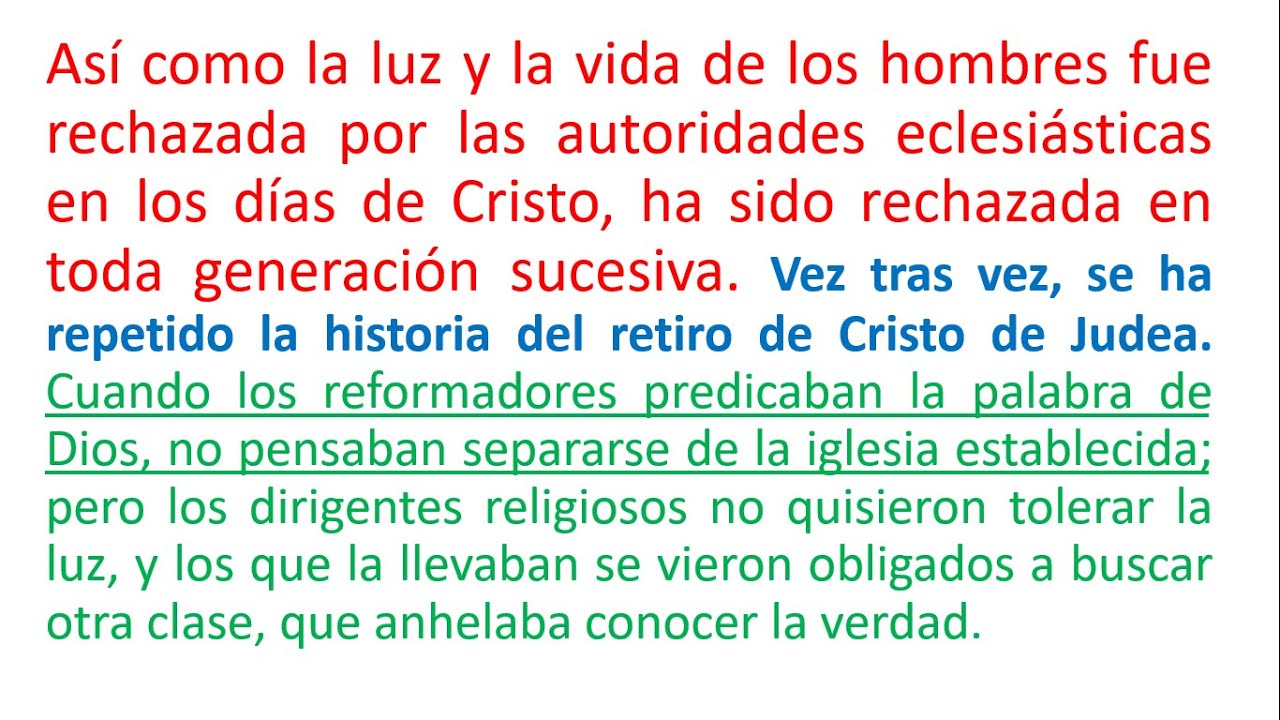 EL DESEADO DE TODAS LAS GENTES. Cap-23.  EL REINO DE DIOS ESTÁ CERCA