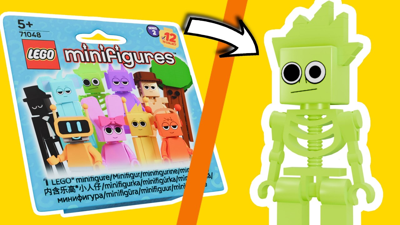 Распаковываем все 20 минифигурок Sprunki LEGO Minecraft! Какая из них вам нравится больше всего?