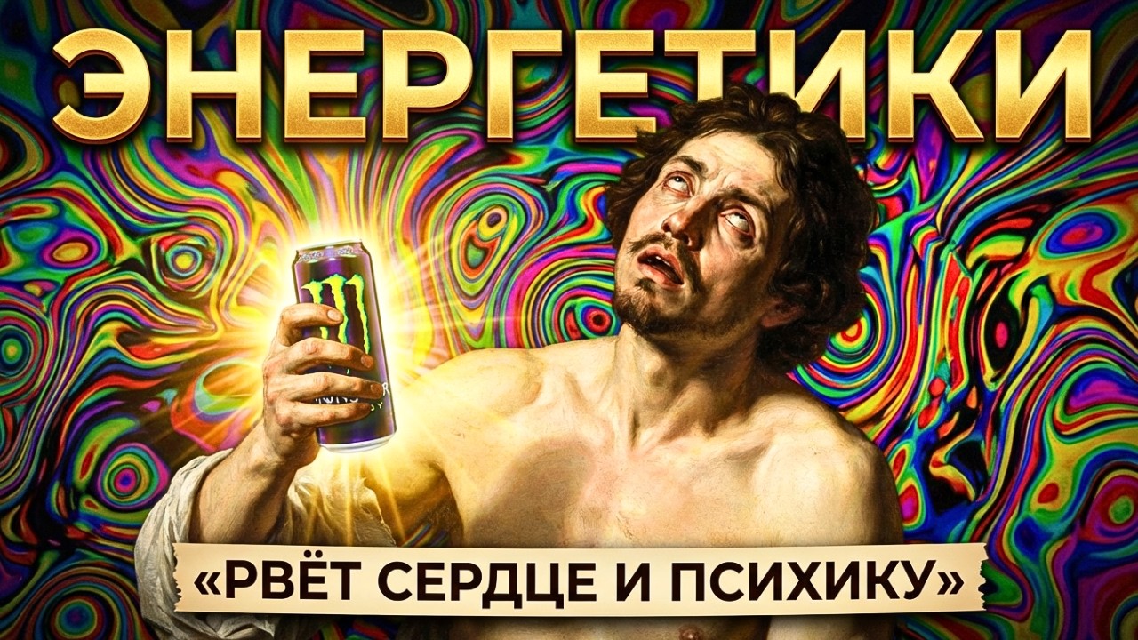 Полная история ЭНЕРГЕТИКОВ: легальный наркотик в банке, рвущий сердце | История для сна