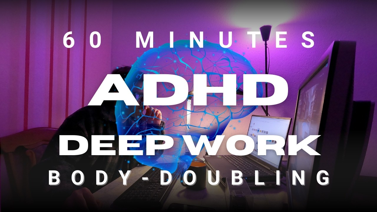 Fireplace Sounds Pomodoro - 1 Hour ADHD Focus Session with Breaks