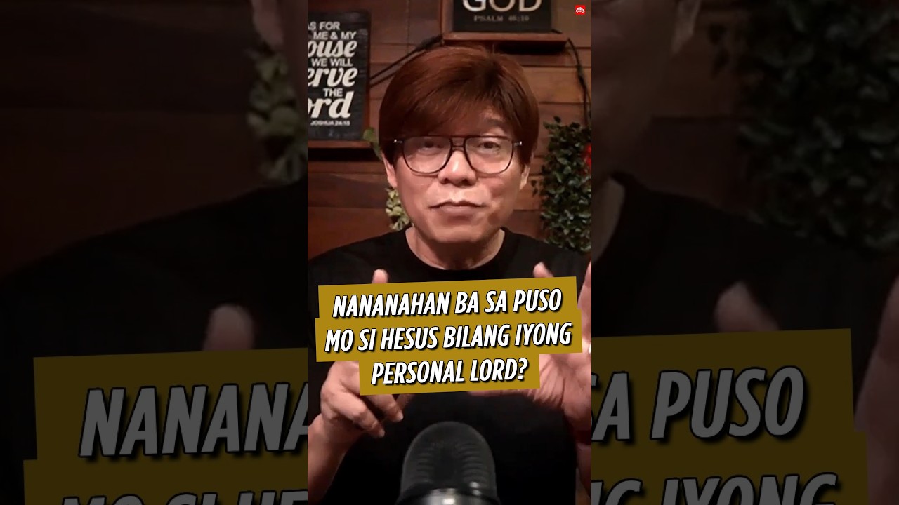 Hayaan nating manahan si Hesus sa puso natin bilang Panginoon.