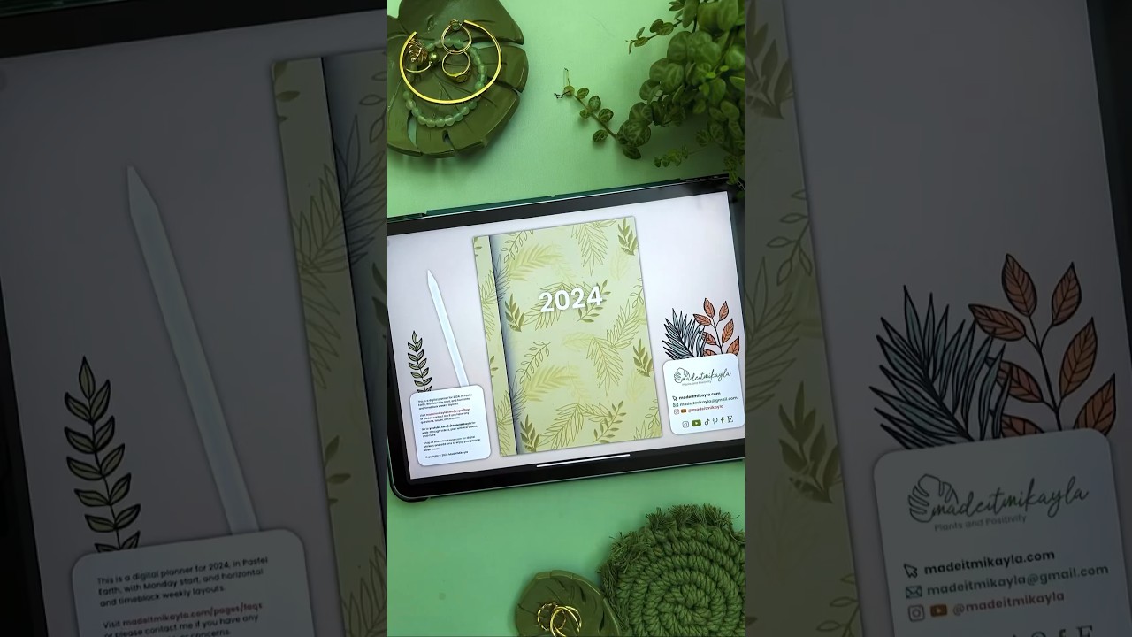 2024 Digital Planner speedy flip-through