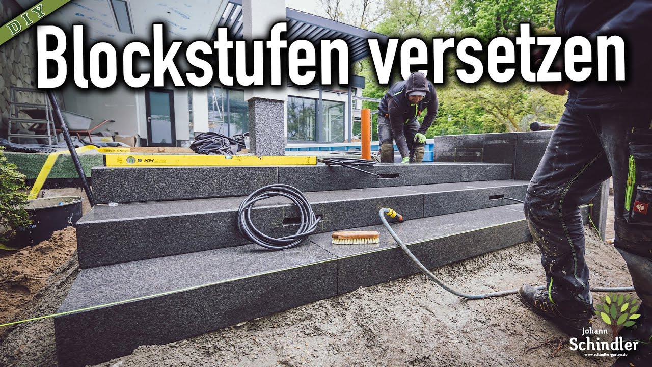 Wie versetze ich Blockstufen richtig?