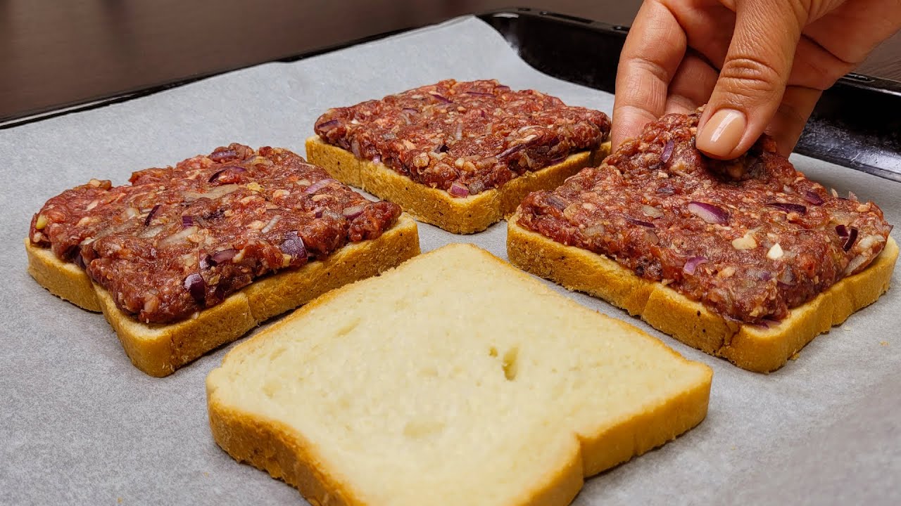 Do you have bread and minced meat❓ Quick delicious and easy recipe❗️❗️