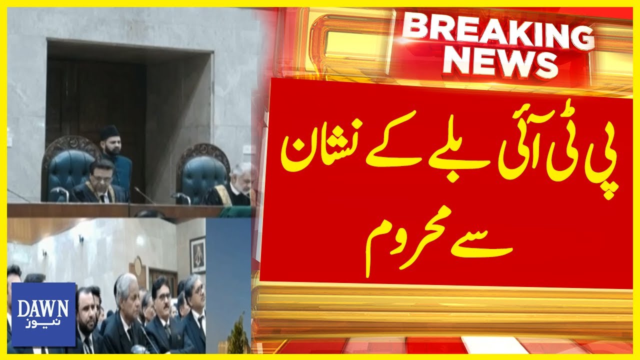 Biggest Upset For PTI as Party Loses Bat Symbol | Breaking News | Dawn News