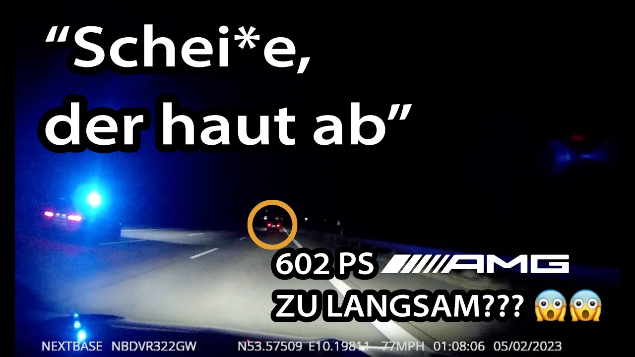 AMG verfolgt Betrunkenen durch Hamburg? Polizei-Großeinsatz