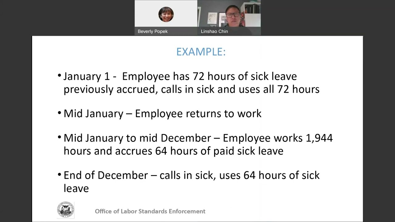 Paid Sick Leave Ordinance