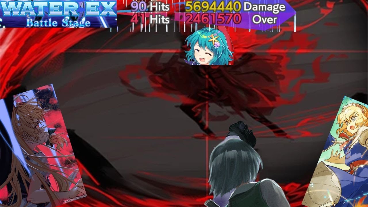 Touhou LostWord global || C3 Kogasa Water EX SOLO